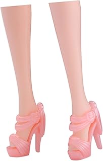 Toyvian Pacote Com 10 Acessórios De Boneca Acessórios De Brinquedo Para Sapatos De Boneca Roupas De Boneca Sapatos De Bebê Acessórios De Boneca Roupas De Vestir De Boneca Roupas De