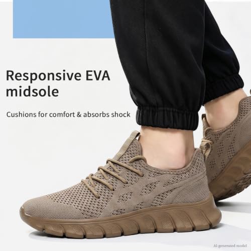 Image of Men Walking Running Tennis Sneakers Non Slip