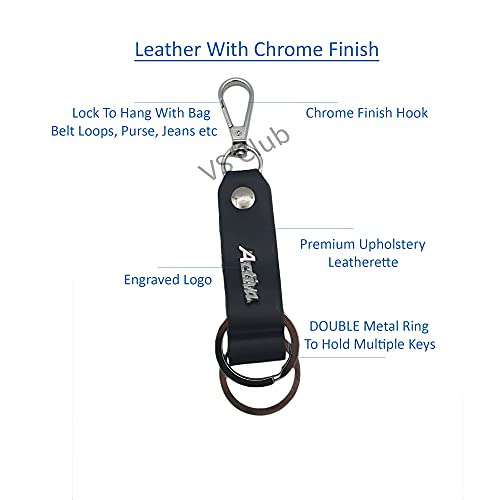 Image of Scooter Keychain /Stylish Leather And Metal Key Chain For Bike (BIG ACT)