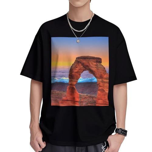 T-shirt femme Arches National Park, haut de vacances d'été en pur coton