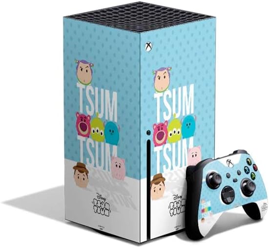 Skinit Decal Gaming Skin Compatible with Xbox Series X Bundle - Officially Licensed Disney Tsum Tsum Toy Story charcaters Design