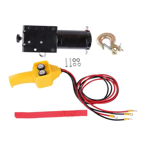 Winch eléctrico para ATV 3000 lb 12VDC 1.3HP cable acero