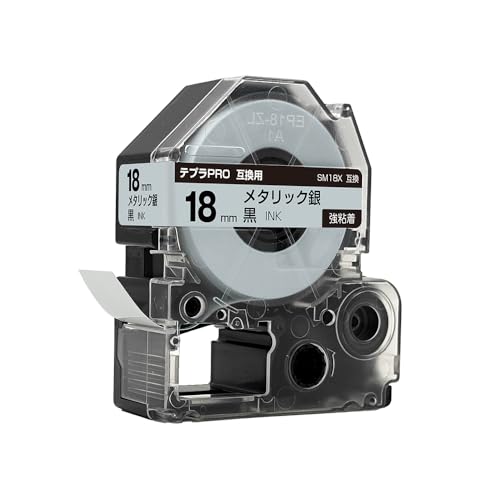 �L���O�W���p �e�v�� PRO SM18X 18mm ���^���b�N��e�[�v ������ ���S�� �P�i �݊��e�[�v �e�v��PRO�p �e�[�v�J�[�g���b�W