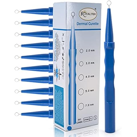 ROYALTEK Sterile Dermal Curettes Cover