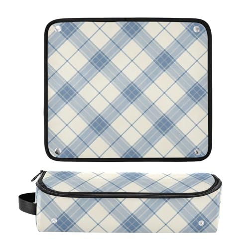 Funda de viaje 2 en 1 para planchas y rizadores con tapete resistente al calor y organizador portátil para herramientas de peinado miniatura 3