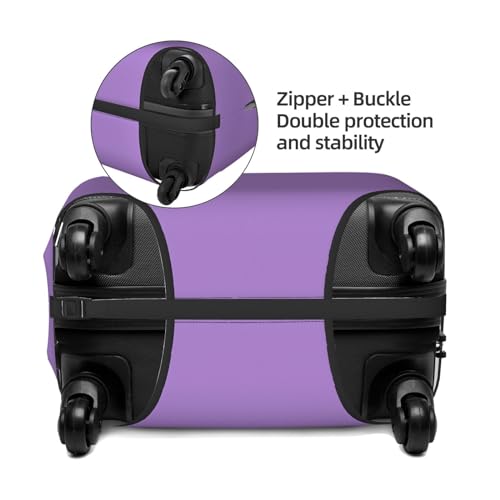 Lavender Luggage Cover Protector Anti-Scratch Washable Fits 18-32 Inch Luggage-Small4