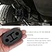 NYTKL 2 PCS Car Rubber Exhaust Hanger, 2 Holes 12mm 0.47