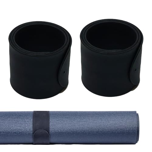 Yoga Mat Carrying Strap | Silicone Heavy Duty Bands | Yoga Strap For Carrying Mat | For Practice Workout Stretching Studio Home Gym Travel Outdoor Beach Walking