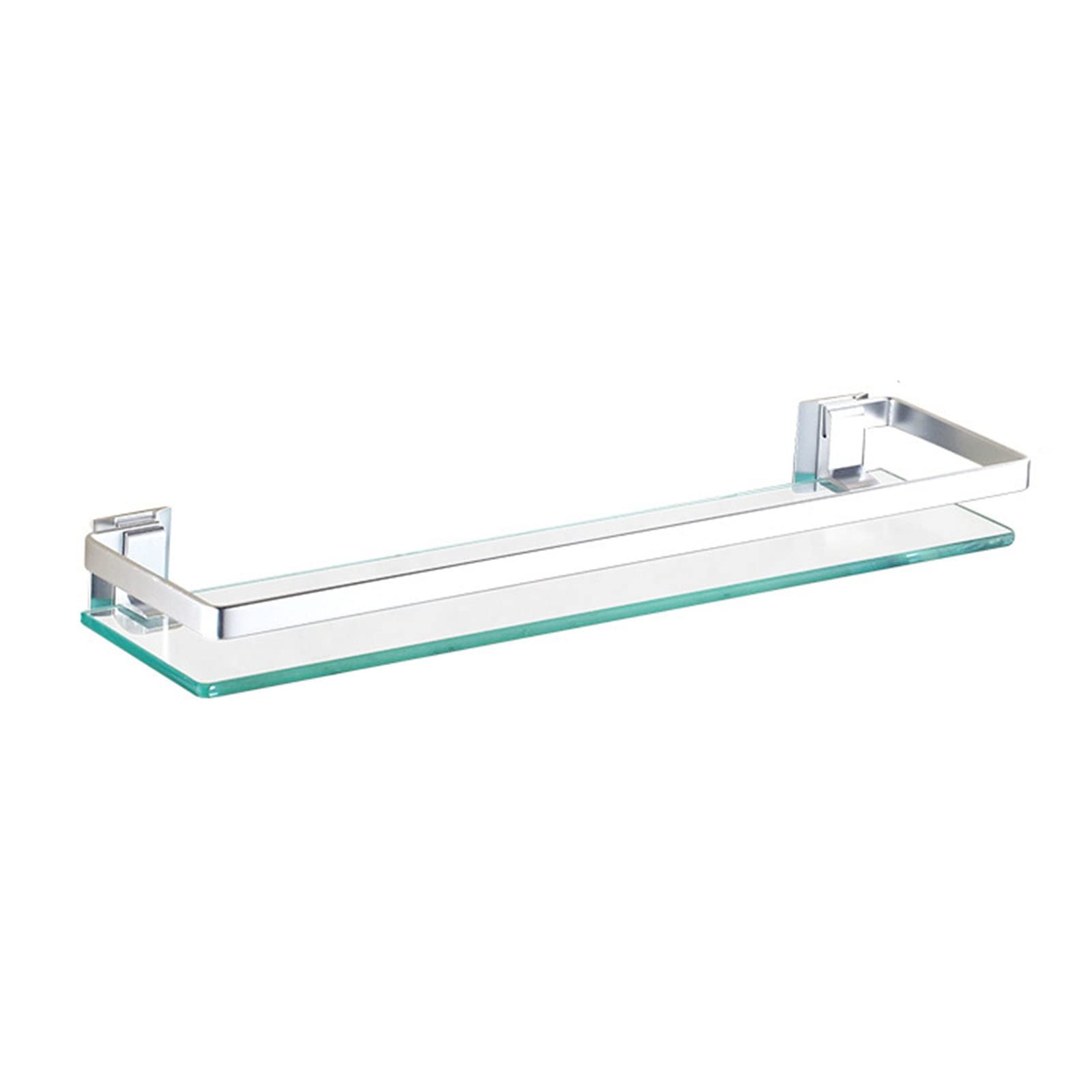 Estante De Ducha, Estante De Esquina para Baño, Estante De Ducha para Baño, Estante De Baño De Aluminio Montado En La Pared, Estante De Almacenamiento Frontal C(48 Cm)
