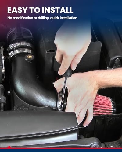 2008-2013 Infiniti G37 - KAX Cold Air Intake Kit System 2.75" - Nissan 370Z 2009-2020 V6 3.7L, High Performance, Red - Image 4