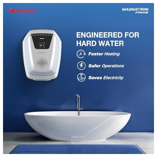 Havells Magnatron Prime 25L Storage Water Heater(Geyser)|Induction Technoloy|No Heating Element|25% Faster Heating|30,000 Rs Electricity Saving in 5 Year|Suitable For Hard Water|Scaling Resistant