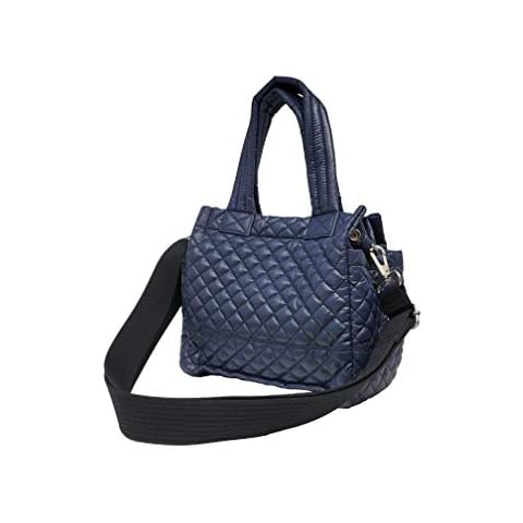 CLARANY Quilted Mini Tote water repellent (Navy) Cover