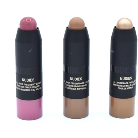 Amazon.com : Nudestix Roses N' Honey Nudes LipStick 3 Piece Set