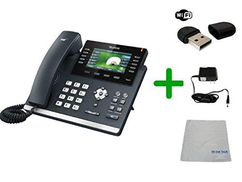 Teléfono Yealink T46G SIP POE Bundle con Fuente de Poder miniatura 6