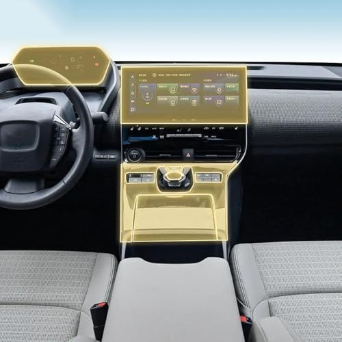 Film TPU transparent anti-rayures pour console Toyota BZ4X 2022-2024