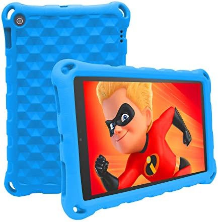 2019 New Fire 7 Tablet Case,(Compatible with 5th Generation, 2015 Release/7th Generation, 2017 Release/9th Generation, 2019 Release), Light Weight Kids Shock Proof Cover for Fire 7 Tablet(New Blue)