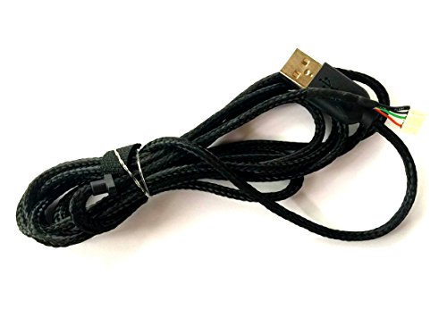 Câble de rechange pour souris Logitech G600 avec fil tressé anti-nœud