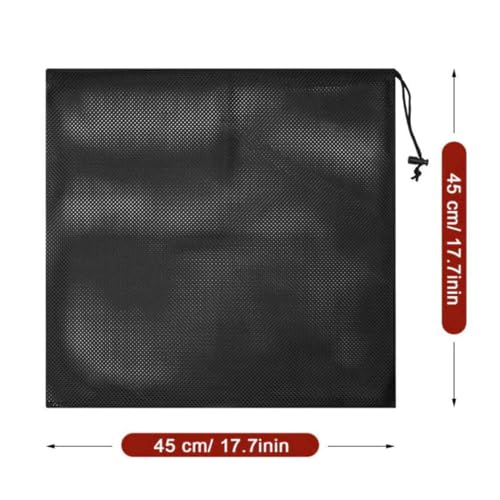 Bolsa filtro bomba de estanque 45x45 cm malla negra miniatura 5