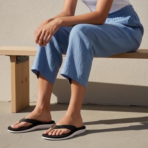 Image of AEROTHOTIC Beach Sandals for Woman Non Slip Flip Flops Quick Dry Slippers