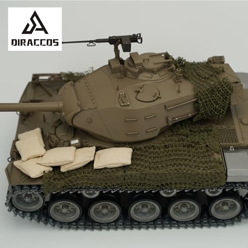 Image of Modified Edition 1 /16 Remote Control US M41A3 Walker Bulldog Tank (Upgraded /Metal Road Wheel & Tracks & Sprocket & Idle Wheel)(5000mah Nimh Battery)(Steel Gear Gearbox)