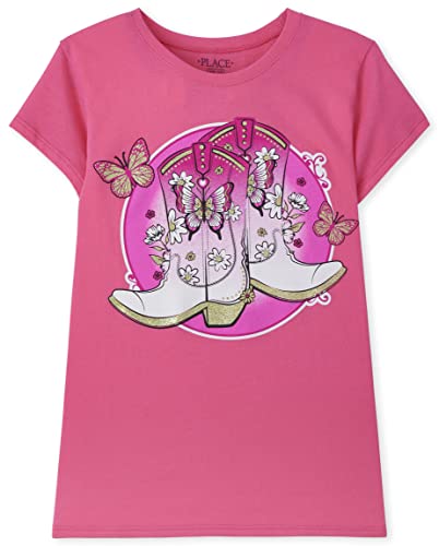 Image of The Children's Place Girls Short Sleeve Graphic T-Shirt