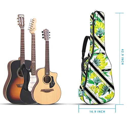 Sea Turtles Étui de protection rembourré pour guitare classique acoustique, Multicolore 06, 42.9×16.9×4.7 in, Organiseur… - Les Beatles, Paul McCartney, John Lennon, RIngo Starr, George Harrison Sea Turtles Étui de protection rembourré pour guitare classique acoustique, Multicolore 06, 42.9x16.9x4.7 in, Organiseur… – Image 6