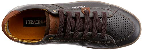 Sapatenis Ferracini INFINIT Masculino NAPA TENIS CARBONO/CHOCO 40