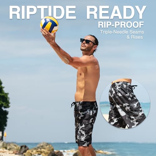 Image of Kanu Surf Mens Barracuda Swim Trunks (Regular & Extended Sizes)