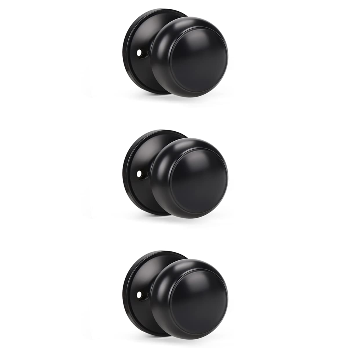 Dummy Door Knobs - Satin Nickel Pack of 4 -20