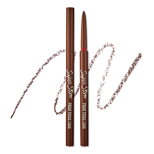 Etude House,Super Slim Proof Pencil Liner #02 Brown 0.08g