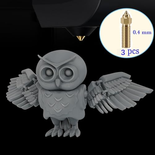 3 Bicos Nozzle Creality K1/ Ender 3 V3/ Ender 3 KE (0,4mm)