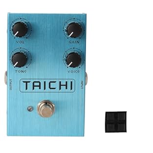 [Compact Design]: Features centralized knobs that save space, providing a streamlined pedal size without compromising functionality for convenient stage use. [User-Friendly Controls]: Equipped with simple volume, drive, and tone settings allowing qui...