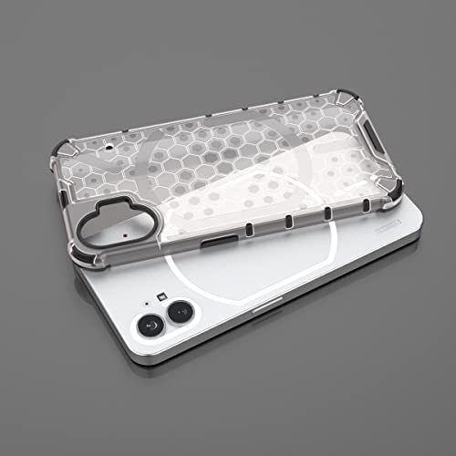 Image of Glasgow Back Case Cover Compatible with Nothing Phone (1) 5G (Stylish Design) - Transparent