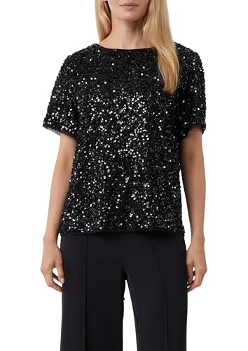 Comma Blusenshirt mit Pailletten