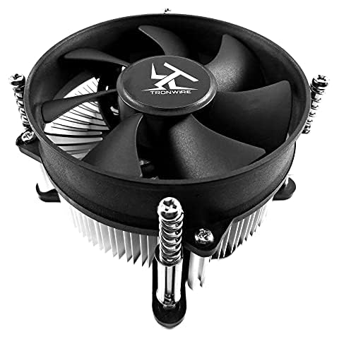 TRONWIRE TW-40 CPU Cooler Aluminum Heatsink 4-Pin PWM 92mm Fan Pre-Applied Thermal Paste for Intel Core i3 i5 i7 i9 Socket 1200 1151 1150 1155 1156 Desktop PC Computer Cover