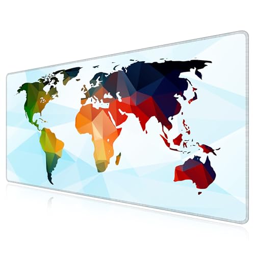 Tapis de souris XXL pour clavier et souris grand tapis de bureau 140x70 cm