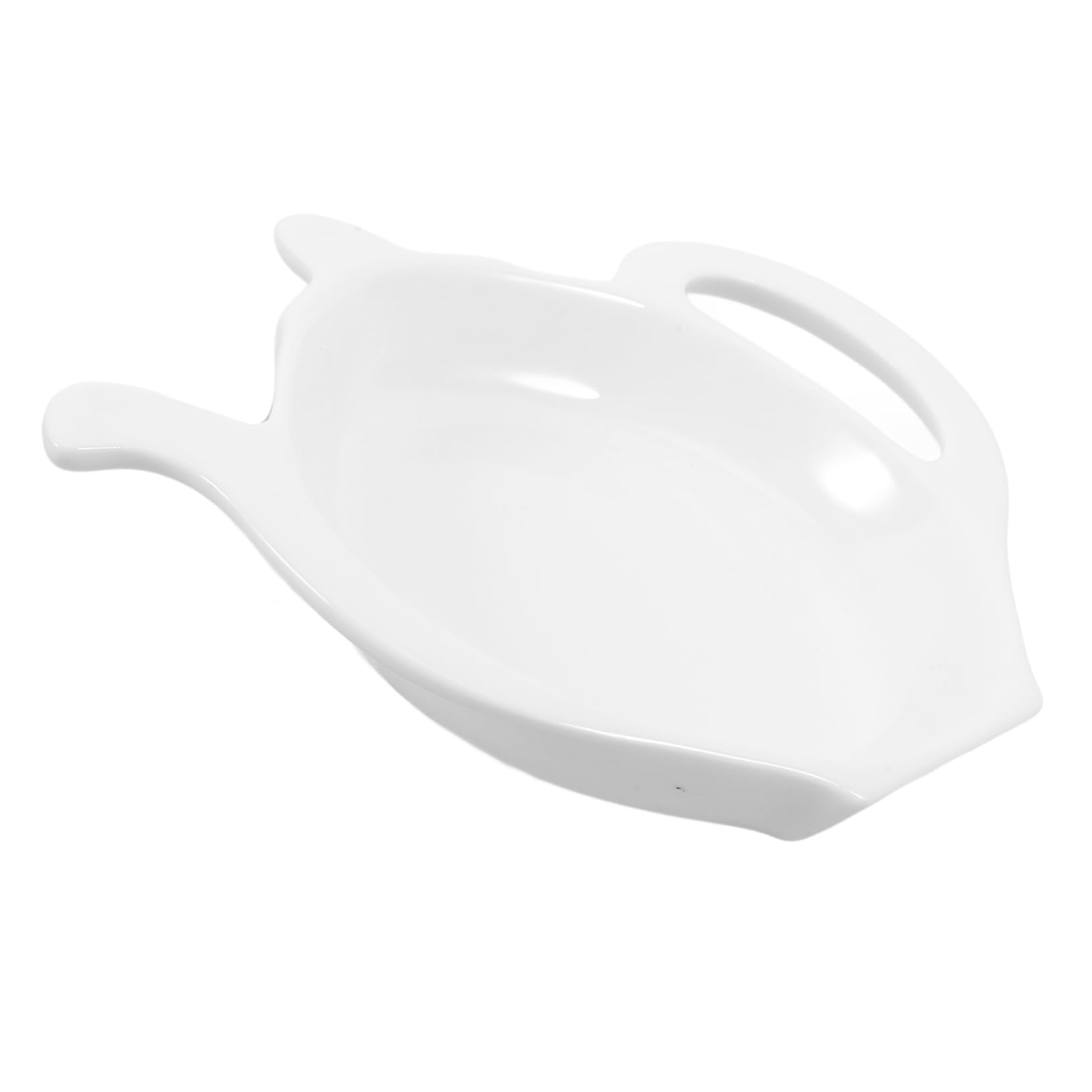 HEALLILY Teabag Holder Ceramic Tray Teapot Shape Tea Bag for Home Hotel and Tea Rooms Easy to Tabletop from Spills Decorative Dish