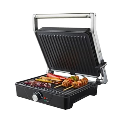 Kontaktgrill - schwimmende Oberplatte - große Grillfläche