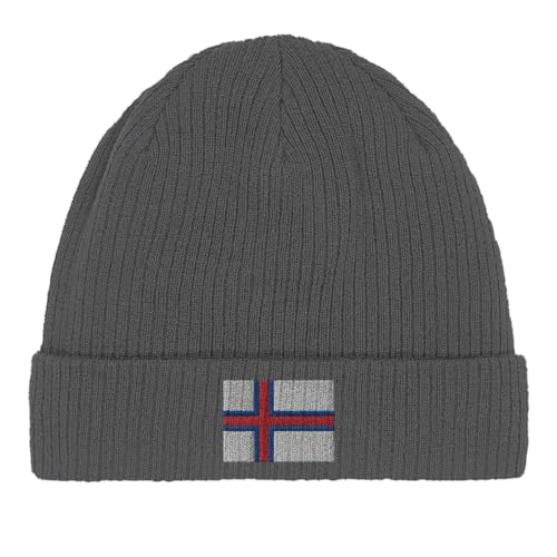 Bonnet en coton drapeau des îles Féroé tricoté en fibres douces haut de gamme