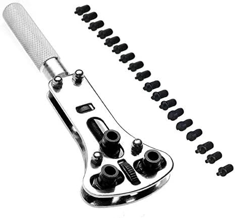 BlingKingdom - Wrench Screw Remover Watch Back Case Battery Cover Opener Repair Tool Set Kit 32 mm
