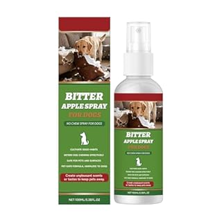 Generico Spray Anti-Morso per Cani - Repellente alla Mela Amara Contro Masticazione & Leccamento | Protegge Mobili, Scarpe, Tappeti, Piante | 100ml Senza Alcol, Sicuro, Uso Interno & Esterno