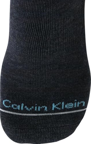 Image of Calvin Klein Mens 6 Pack Cushioned Low Cut Tab No Show Socks