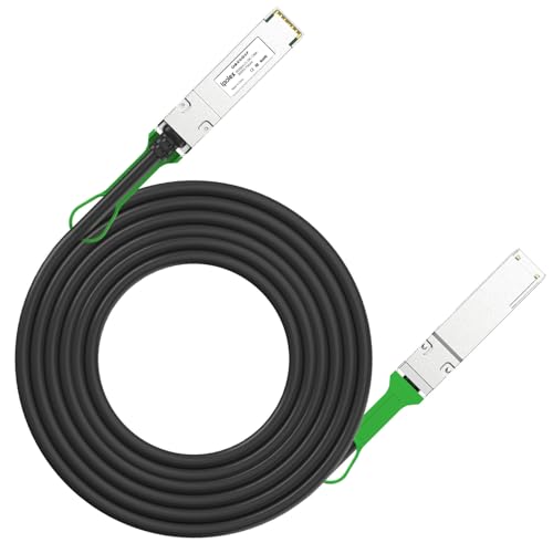ipolex 40G QSFP+ DAC Twinax Cable, 40GBASE-CR4 Passive Direct Attach Copper Cable, 5m(16.5ft), for Cisco QSFP-H40G-CU5M,Meraki MA-CBL-40G-5M,Intel XLDACBL5,Compatible with Cisco C9500-32QC and More