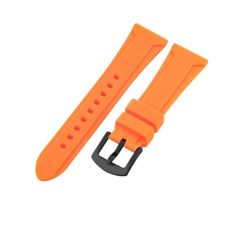 Bracelet montre silicone Diesel DZ4496 orange 26mm pour le sport