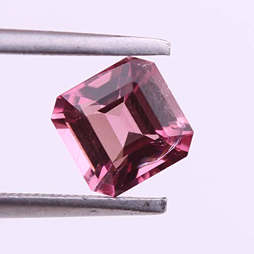 Tourmaline rose naturelle émeraude 2,05 CT taille parfaite - 5