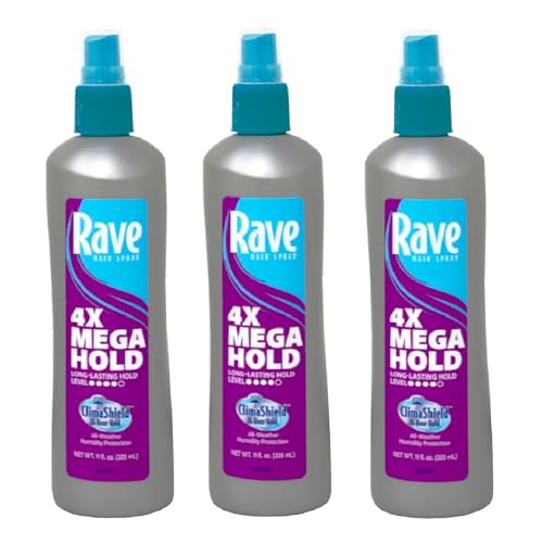 Rave 4X Mega Unscented Pump Hairspray