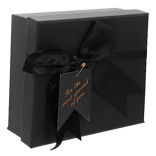 Vaguelly Caja De Elegante Con Lazo Para Dulces y Galletas Recipiente Papel Para Bodas Cumpleaños y San Valentín