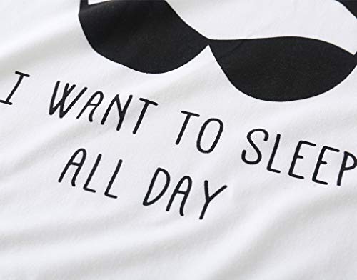 YIJIU Women's Sleepwear Long Sleeve Top and Pants Pajama Set Panda Print Nighty3