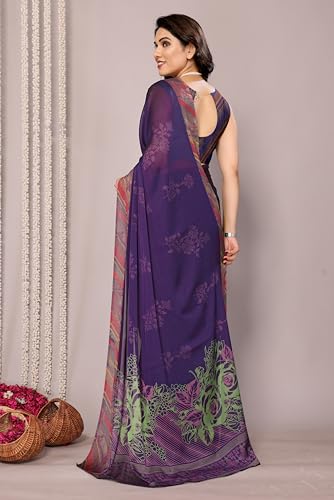 Image of MIRCHI FASHION Saree for Woman Chiffon Tie Dye Printed | Lightweight Daily Wear Women's Sari with Unstitched Blouse Piece (Available in 10 Colors)