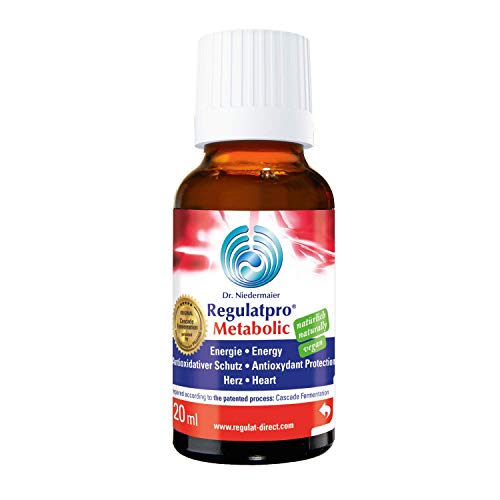 Dr. Niedermaier Regulatpro® Metabolic I für mehr Energie und Leistungssteigerung im Sport** I Anti-Oxidativer Schutz I enthält Magnesium, Mangan, Vitamin B (20ml)